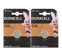 2X Duracell 1632 (2 Blister Da 1 Batteria) 2 Pile (CR1632)