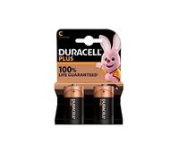 2X Duracell C Plus (1 Blister da 2 Batterie) 2 Pile (LR14/MN1400/MEZZA TORCIA/BABY 1,5V)