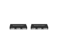 2X DVI Splitter 1X2 Switcher Extender Adattatore 1 Ingresso DVI-D e 2 Uscite DVI-D Doppio Display per Computer con Display