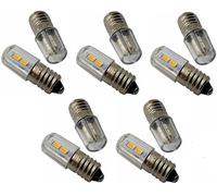 2x E10 LED 6V Natale Avvento Stern Illuminazione Vite Base Bianco Caldo Pera [EEK: A]