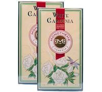 2x EDT Pour Femme WHITE GARDENIA, Fiori Da Sempre Noti Per La Loro Straordinaria Fragranza, Dolce, Ricca, Intensa, Tipicamente Verde-Floreale e Per Le Loro Virtù Afrodisiache 100ml