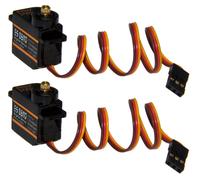 2X Emax ES08MD RC Servo Digitale In Metallo Micro Servo 12G 0,08S 2KG