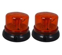 2x Emergenza Faro Lampade LED 10-36V Camion Trattore Resistente Nessun Rotante