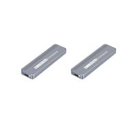 2X Enclosure SSD M.2 NVMe USB3.2 20Gbps Type-C SSD per 2230/2242/2260/2280 NVME SSD M Key Case Box Esterno