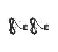2X Encoder Incrementale Rotativo 38S6G5-B-G24N AB Collegamento Bifase 50P/R 5-24V Albero Pieno CC Collettore Aperto Uscita NPN