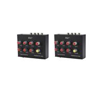 2X EQ-7 Amplificatore per Cuffie Audio per Auto Equalizzatore EQ A 7 Bande Equalizzatore Audio Digitale A 2 Canali