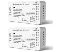 2X ESP32 WLED LED Controller Dimmer 800IC Funzione Colore Segment7935 [EEK: A]