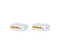 2X Estensore PoE da 1 A 3 Porte Ripetitore Poe 100/1000M IEEE802.3Af per Estensione Trasmissione IP per Telecamera IP NVR POE