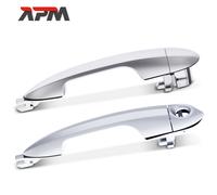 2x Esterno Maniglia Porta Anteriore Sinistra Dx Argento per Alfa Romeo Giulietta