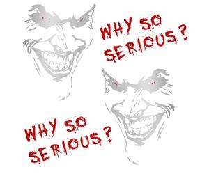 2x etichetta Joker argento metallizzato + 2x iscrizione rosso carminio pellicola