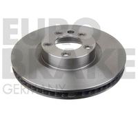 2X EUROBRAKE Dischi Freno Anteriore Adatti Per VW Touareg 7P5