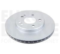2x EUROBRAKE Disco Freno Ventilato Ø284mm per Mercedes W124 22mm
