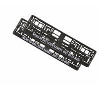 2x European License Number Plate Frame SE PUOI LEGGERE SEI QUI VICINO