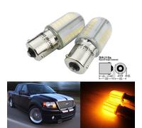 2x Eurowagens 581 PY21W BAU15s 8W COB LED Lampade Freccia Indicatori Arancioni