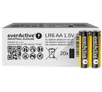 5X Everactive Industriale LR6 AA 1,5V Batteria 40 Pezzi