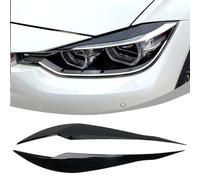 2x F30 Faro Cover Palpebra Nero Lucido Sopracciglia for F30 Saloon 2012-18