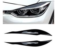 2x F30 Faro Cover Palpebra Nero Lucido Sopracciglia for F30 Saloon 2012-18