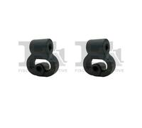 2 x Molla tubo di scarico FA1 per ABARTH, ALFA ROMEO, FIAT, OPEL 147, 500L,