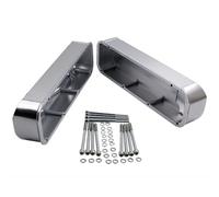 2x Fabricated Aluminum Valve Covers Tall style for Ford BBF 429-460 Big Block