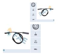 2x FAE Sensore di Velocità Della Ruota Posteriore Sinistra Dx per BMW 5er E39