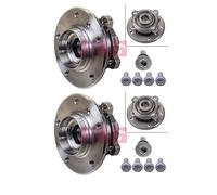 2X FAG 713 6497 20 Kit Cuscinetti Ruota Anteriore Per BMW E84