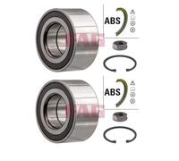 2x FAG 713 6506 90 Ruota Frontale per Opel Corsa F Peugeot 208 II Citroen DS