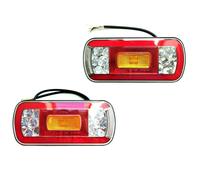 2X Fanalino Di Luce LED Anteriore LED-Ring 12V 24V Camion Rimorchio Trattore Set