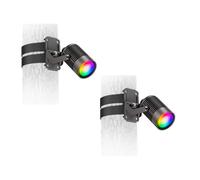 2x Faretto da giardino SHINGA per esterni IP65 nero 1x GU10 max. 15W [EEK: F]