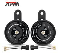 2X Fari A Horn 430+370HZ 76.5Mm 2-Pole 110Db Nero Per Hyundai