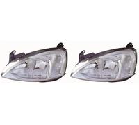 2x Fari ABAKUS S+D per OPEL COMBO, COMBO Furgon/minivan, CORSA