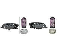 2x Fari HELLA S+D per SKODA FABIA 2, FABIA 2 Kombi, FABIA II