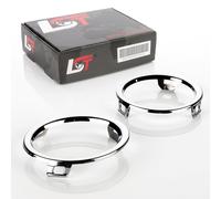 2X Fari Nebbiosi Con Cornice In Cromo Sinistra Destra Per RENAULT CLIO IV 4