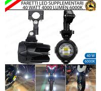 2X FARI SUPPLEMENTARI LED FARETTI FENDINEBBIA MOTO PER DUCATI MULTISTRADA 620