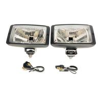 2x Faro 12V/24V Alogeno Zetor Trattore SUV Universal Abbagliante H3