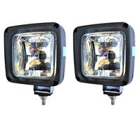 2x Faro da Lavoro E H3 12V Lampadine Zusatzscheinwer Alogena per Lkws