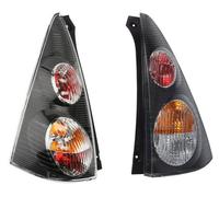 2x FARO FANALE POSTERIORE SX DX NERO per CITROEN C1 TOYOTA AYGO 2005-2012