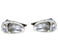 2x FARO FANALE PROIETTORE ANTERIORE SX DX H4 per OPEL CORSA B 93-00 ELE.