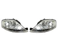 2x FARO FANALE PROIETTORE ANTERIORE SX DX + MOTORINO per CITROEN C3 2002-2010