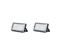 2X Faro LED 50w Faretto Impermeabile per Esterni Lampada da Proiezione per Campeggio Lampada da Esterno Faretto LED Faretto con Spina UE