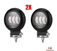 2X FARO LED AUTO JEEP SUV FUORISTRADA 12V ANTINEBBIA UNIVERSALI IMPERMEABILE 30W