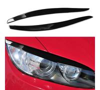2x Faro Nero Lucido Palpebre Rivestimento Sopracciglio Per BMW Serie 3