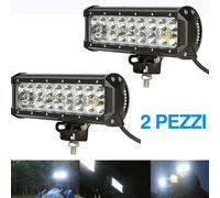 2x FARO SUPPLEMENTARE PROFONDITA' PER AUTO FUORISTRADA 12V 18 LED 54W IP68 BARCA [EEK: A+++]
