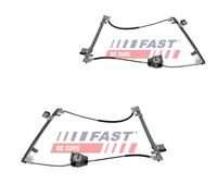 2x FAST Alzacristalli Elettrici Anteriori per Alfa Romeo 159 Sportwagon 939, 12V
