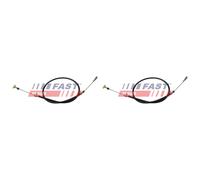 2x FAST Cavo Del Freno a Mano Flessibile Sinistra Destra per Iveco Daily IV