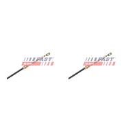 2x FAST Cavo Del Freno a Mano Flessibile SX Dx per Iveco Quotidiano III)
