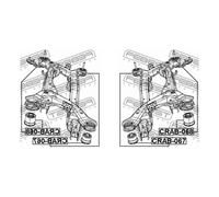 2x FEBEST Supporto Corpo Assale Frontale per Chrysler Sebring Cabriolet Jr Js