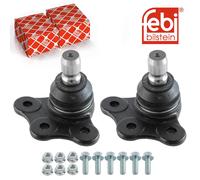 2X Febi 02271 Giunto di Supporto Guida Anteriore Per Opel Astra Zafira a B Omega