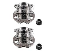 2x Febi 173006 Kit Cuscinetto Ruota Set / Posteriore Destro Sinistro per Lexus