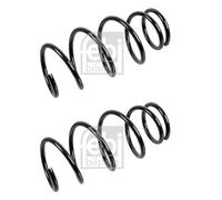 2X Febi 174930 Molla Della Sospensione Anteriore Per Toyota Yaris P13