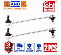 2x FEBI 21021 Barra Antirollio Anteriore Link Ford Fiesta Fusion Mazda 2...